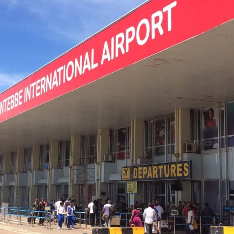 Flying into Entebbe