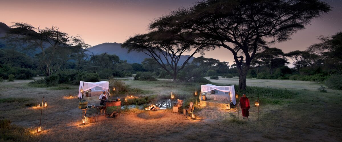 Flying into Tanzania