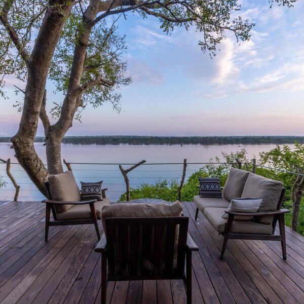 View of nile from nile safari lodge