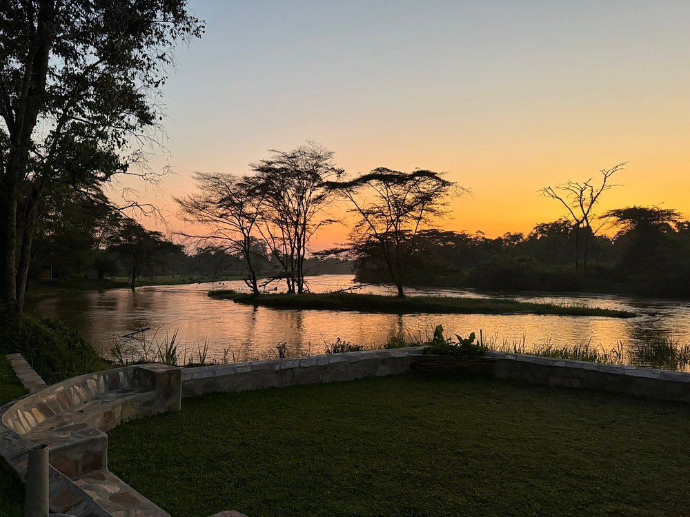Evening at Ishasha Wilderness Camp